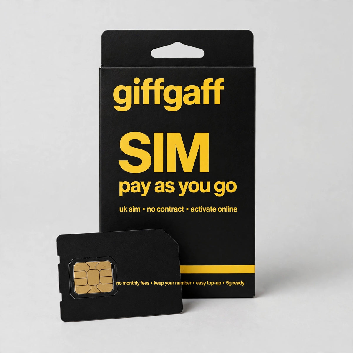 giffgaff UK SIM Card (Free Incoming SMS & OTPs in Pakistan)