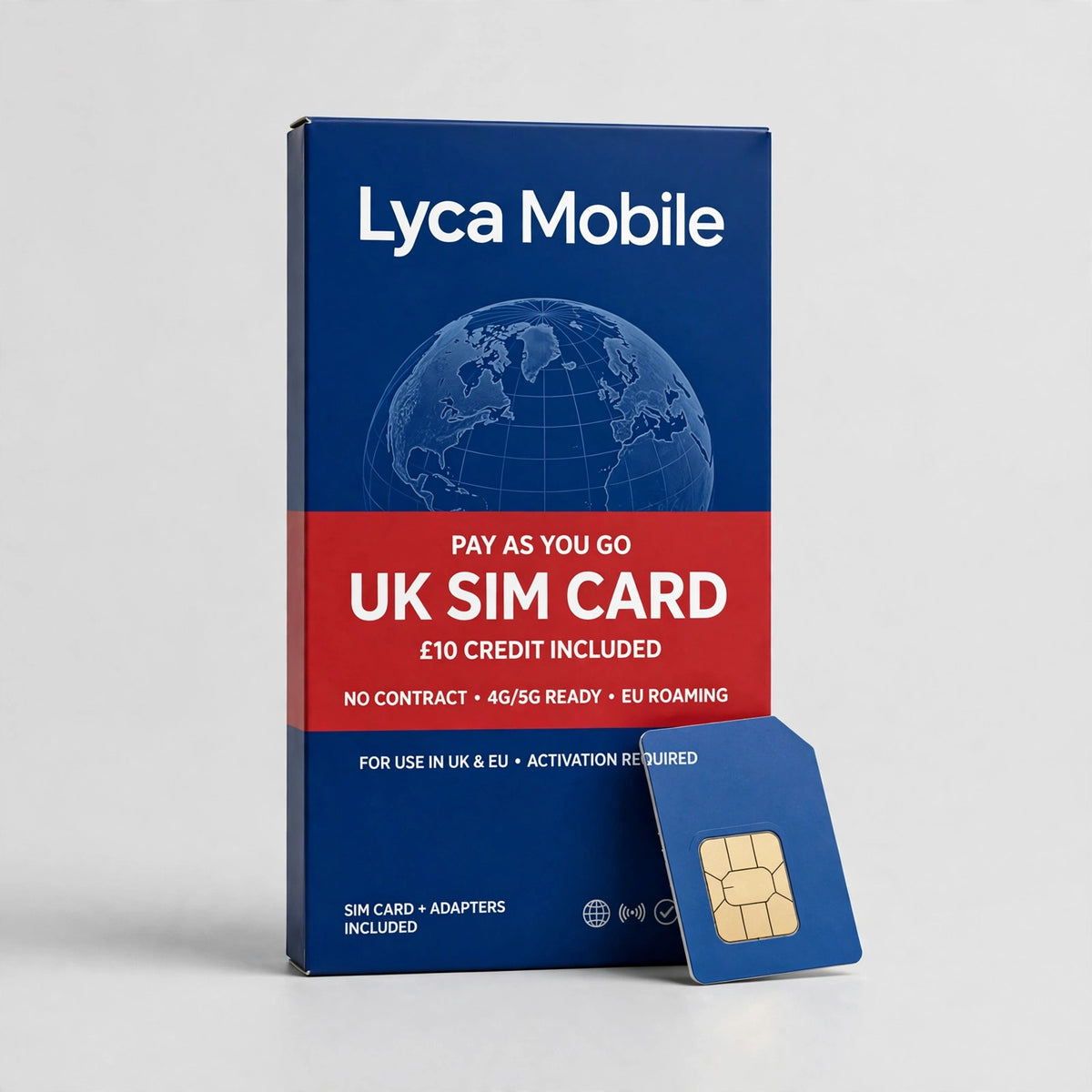 Lyca Mobile UK SIM Card (Free Incoming SMS & OTPs in Pakistan)