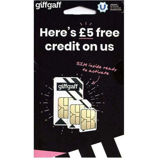 Giffgaff UK SIM Card Pack